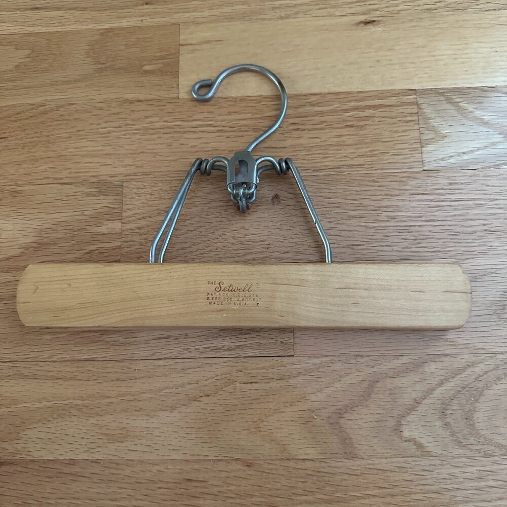 The Setwell Pants Skirt Hanger Vintage